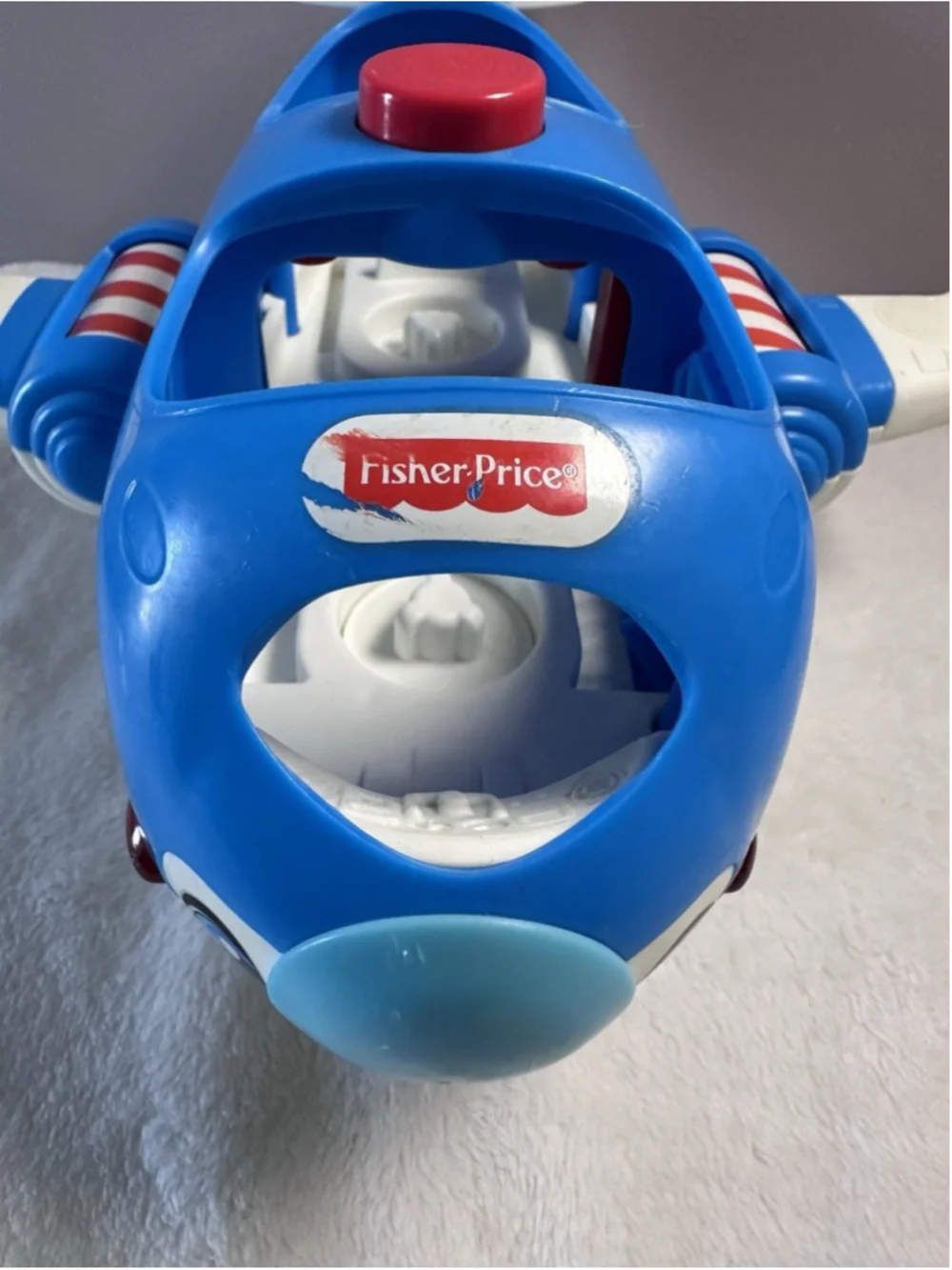 Fisher Price Little People Airplane Toy Musical Plane Figure Lights Sounds